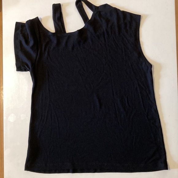 REVOLVE LNA‎ Brantley Cutout Rib-Knit Top Black Small - Picture 4 of 7